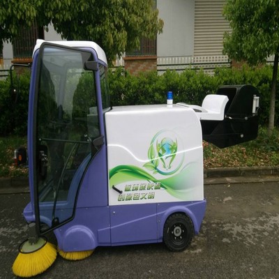 潔博士全封閉自卸 掃地機清潔設備掃地機 清潔車學校用掃地車清掃車電動掃地機圖片_高清圖_細節圖
