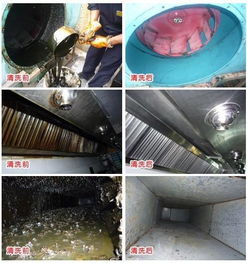 餐廳油煙管道清洗圖片,餐廳油煙管道清洗高清圖片 上海廚房設(shè)備清洗維修公司,